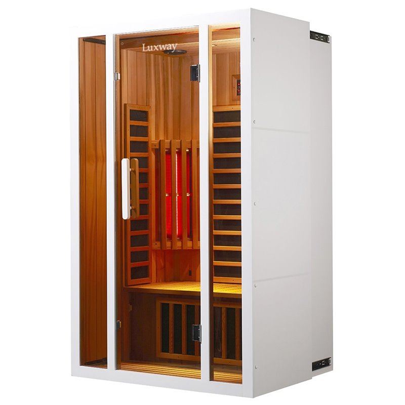 Space-saving accordion sauna for two people, large or small