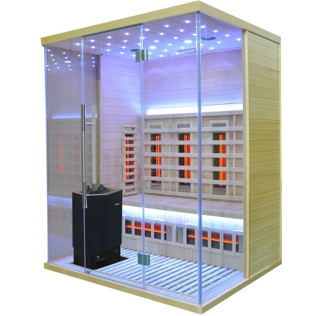 A small combination sauna with Tylö and VitaeGold