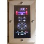 Large infrared sauna for 5-6 people. Entry on the left.