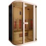 Big seller since 2012! Sundream Lux IR sauna in cedar. For 3 people.
