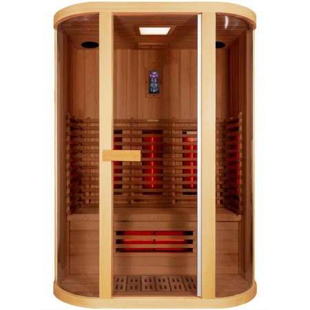 Big seller since 2012! Sundream Lux IR sauna in cedar. For 3 people.