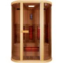 Big seller since 2012! Sundream Lux IR sauna in cedar. For 3 people.