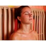 An infrared sauna in a modern design