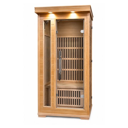 Ir-sauna  Delfi - Energy efficient sauna - A++ - Carbon Wave - hemlock wood