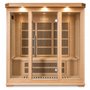 Infrared sauna for 4 persons - Energy efficient sauna - A++ - Carbon Wave