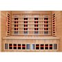 Multi sauna 3 persons combi - Traditional sauna heater & energy-saving infrared system