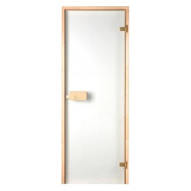 Sauna doors size 8x20 Sauna doors 8x20 Classic with clear glass and pine frame
