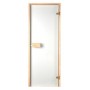Sauna doors size 8x20 Sauna doors 8x20 Classic with clear glass and pine frame