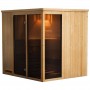 Straight sauna model with 2 side glass Every straight model with 2 side glass 5 pers Outer dimensions: Length: 1940 mmHeight: 19