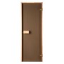 Sauna doors size 6x18 Sauna door 6x18 Classic with bronze glass and pine frame