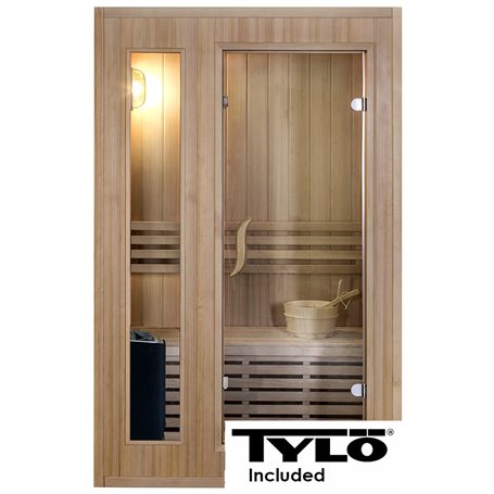 Sauna Traditional Classic for 2 people Traditional sauna for 2 people.Size: 1200 x 1100 x 1900 mmWood: Hemlock