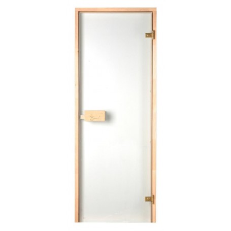 Sauna doors size 8x19 Sauna doors 8x19 Classic with clear glass and pine frame