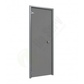 Sauna doors size 7x20 Sauna door 7x20 aluminum frame with gray glass Smoke gray glass Frame in Aluminum