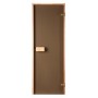 Sauna doors size 8x21 Sauna door 8x21 Classic with bronze glass and pine frame