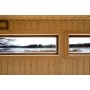 Sauna window size 5x19 Sauna window 5x19 Clear glass, pine frame
