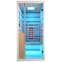 Select IR sauna with professional color therapy