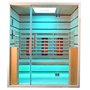 Sauna Infrared for 3-4 pers. Select 3 persons Infra-sauna for 3 personsSize: 1630 x 1050 x 1900 mmWood: Hem lidHeat