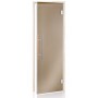 Sauna doors size 7x19 Sauna door Lux with magnetic strip 7-19 Bronze glass Aspkarm