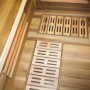 Sauna Infrared for 5-8 persons Sauna Relax Lux Left cedar Infra sauna for 5 to 6 people. Size: 2100 x 1400 x 2000 mmWood
