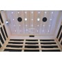 Starlight ceiling on Glossy 3 person sauna