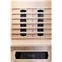 Infrared sauna Athena - Energy efficient sauna - A++ - magnesium oxide heaters