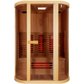 Infrared sauna Sundream Lux - Energy efficient sauna - A++ - Infrared full spectrum A.B.C deep heat + Carbon Wave