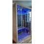 Infrared sauna Glossy white glazed color - Energy efficient sauna - A++ - Carbon Wave