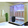 Multi sauna 3 persons combi - Traditional sauna heater & energy-saving infrared system